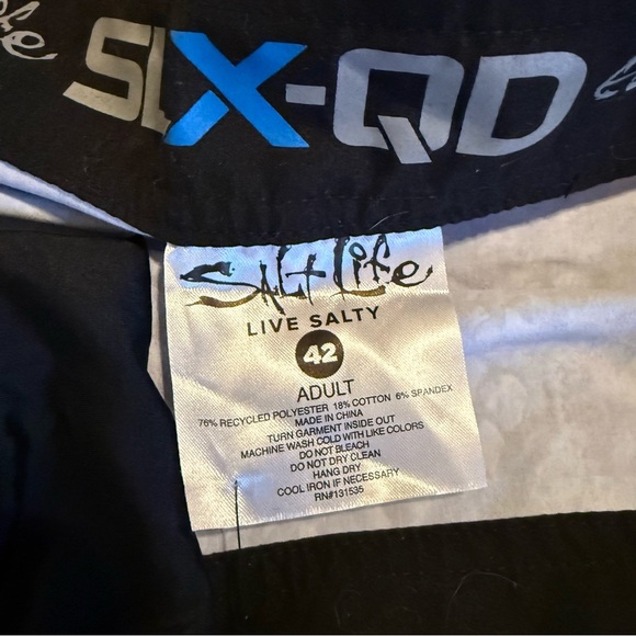 Salt Life Men's SLX-QD Vapor Stretch Board Shorts Swim Trunks Scales Camo - Picture 4 of 5